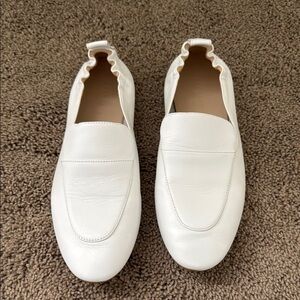 Everlane White Italian Leather Loafers size 10.5